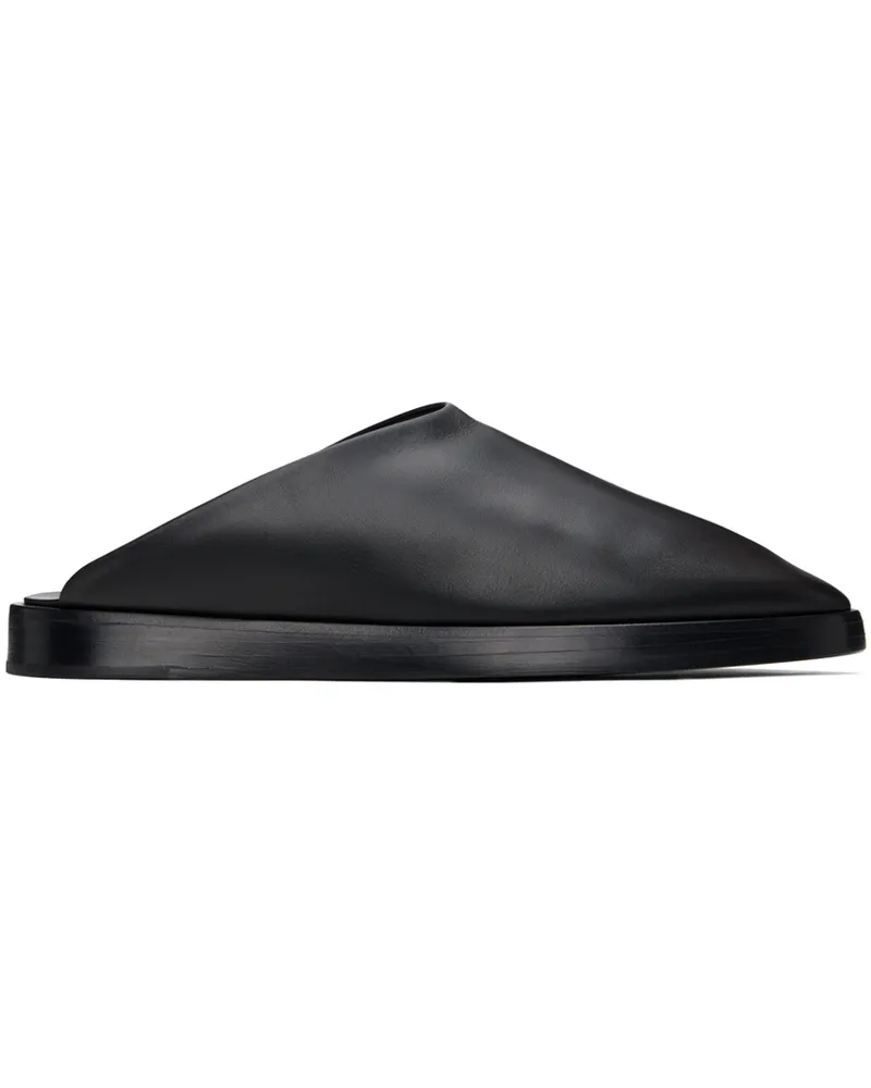 Fear of God Black Backless Mules 001