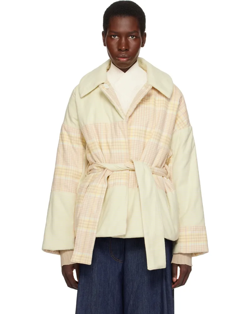 The Elder Statesman Beige Patchwork Jacket D375