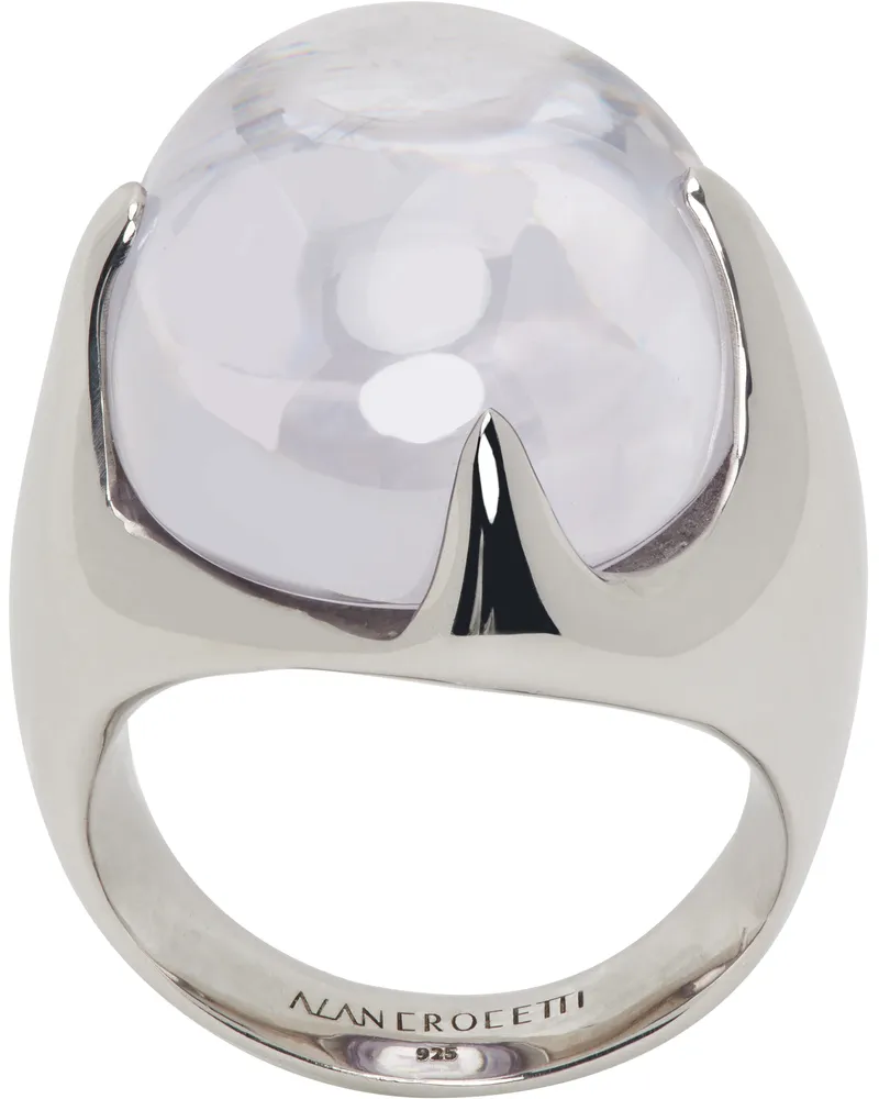 Alan Crocetti Silver Mystic Ring Rhodium