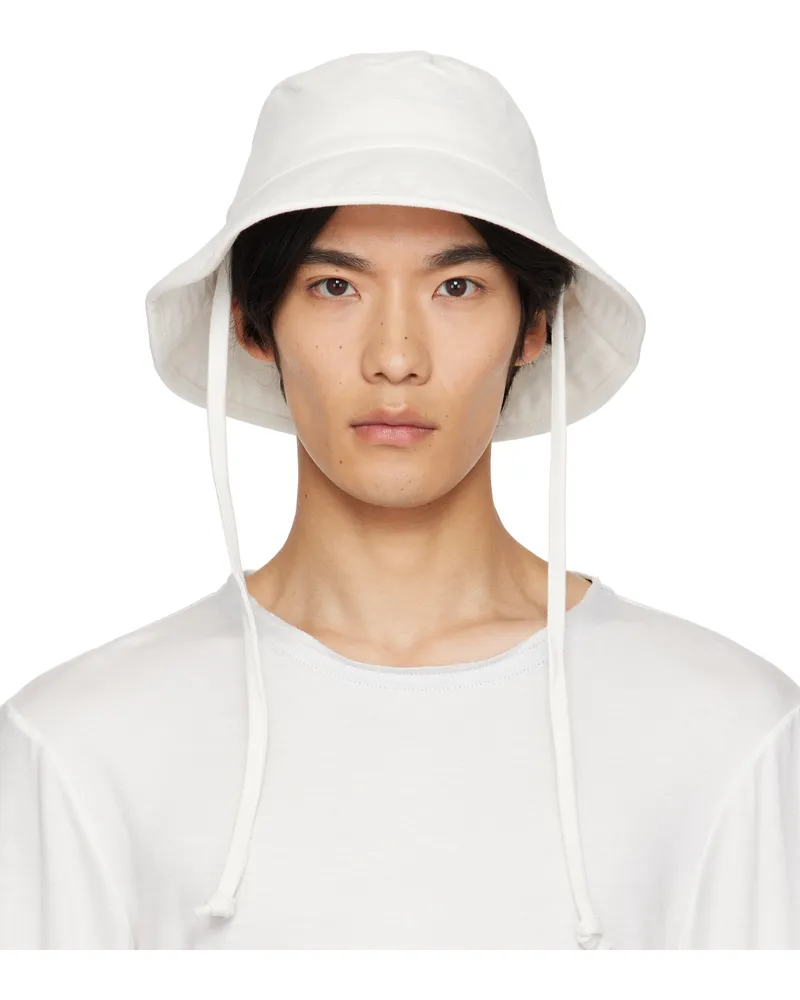 Baina White Bateman Sun Hat Stone