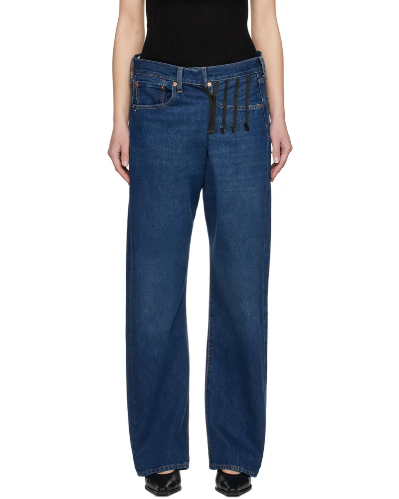 BLESS Indigo Upcycled Jeans Denimblue