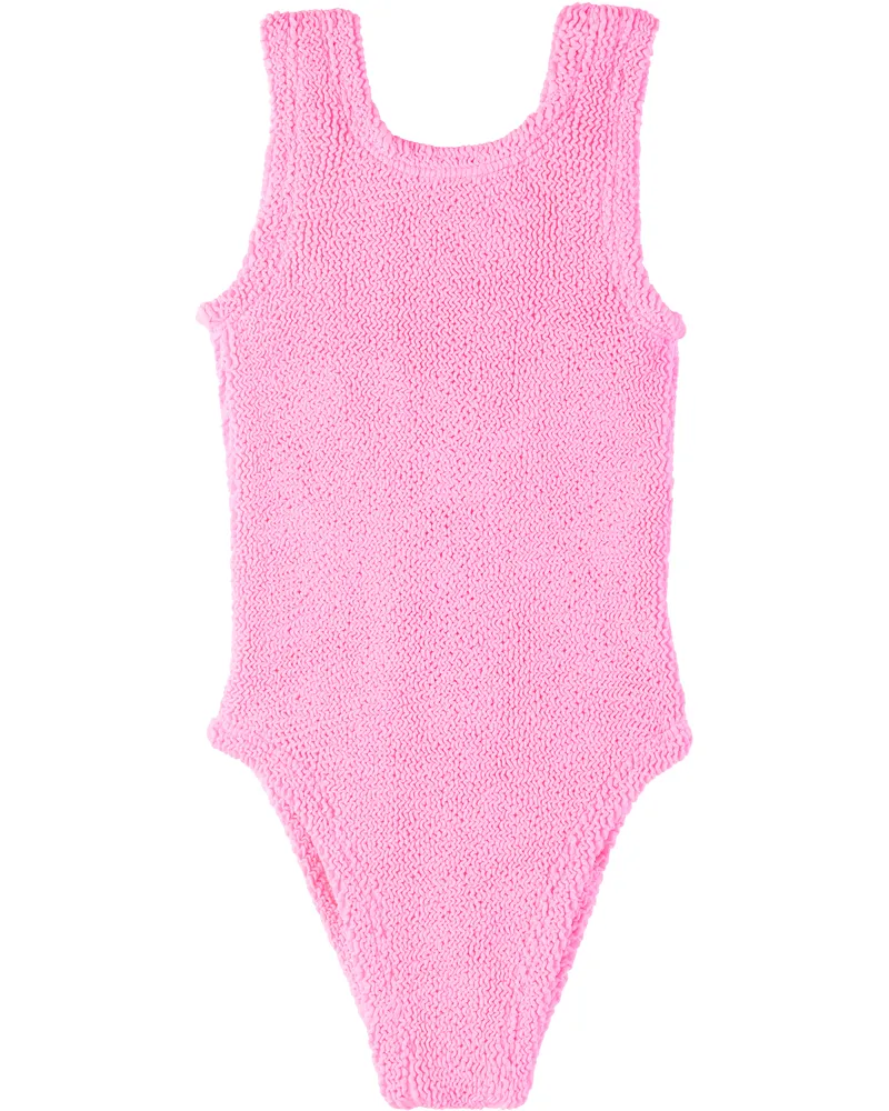 Hunza G Baby Pink Classic Swimsuit Bubblegum