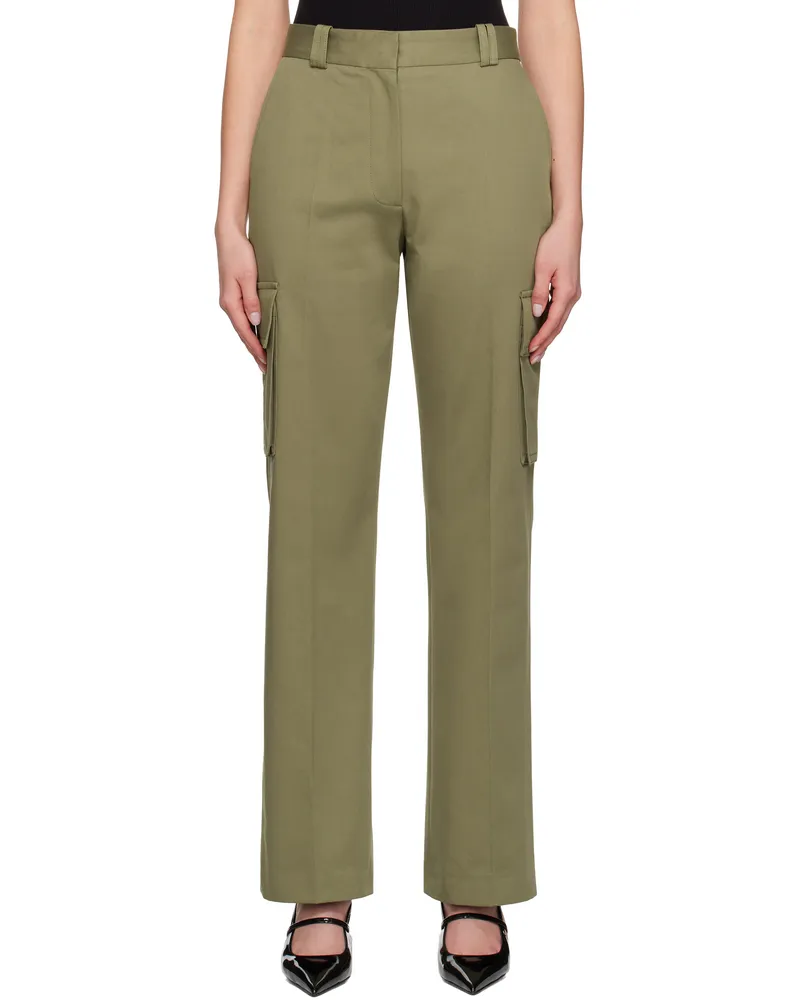 Anine Bing Khaki Dayton Cargo Pants Army
