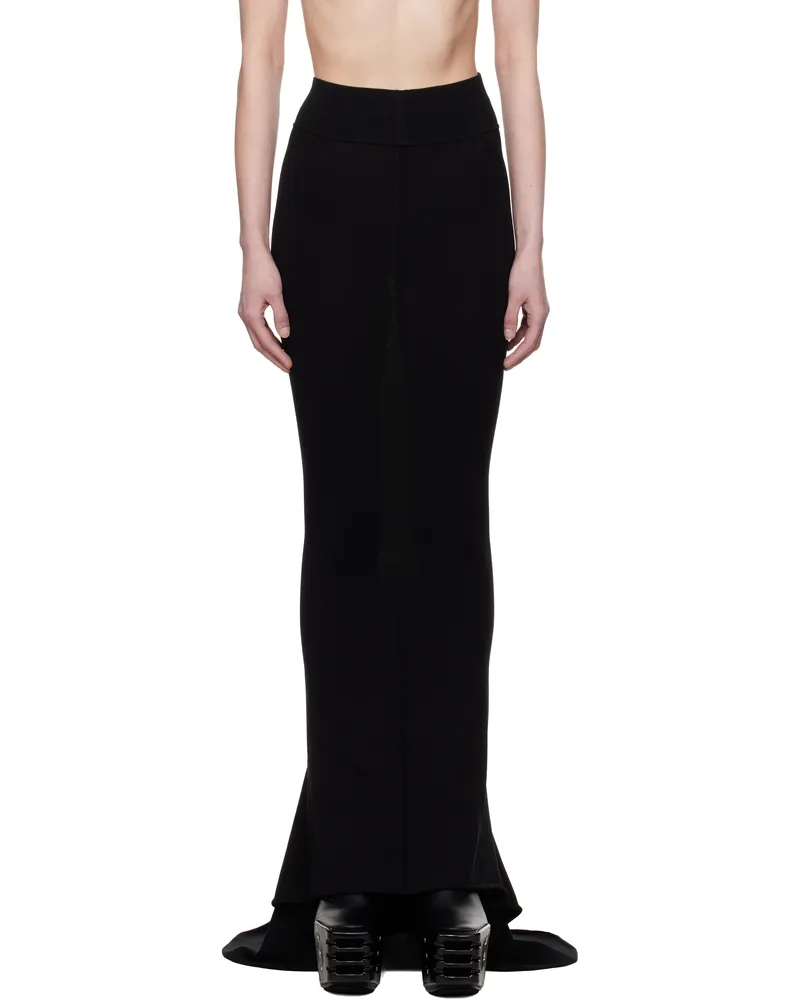 Rick Owens Black Hollywood Dauphine Maxi Skirt 09