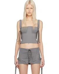 Charlotte Knowles Gray Lethal Camisole Grey