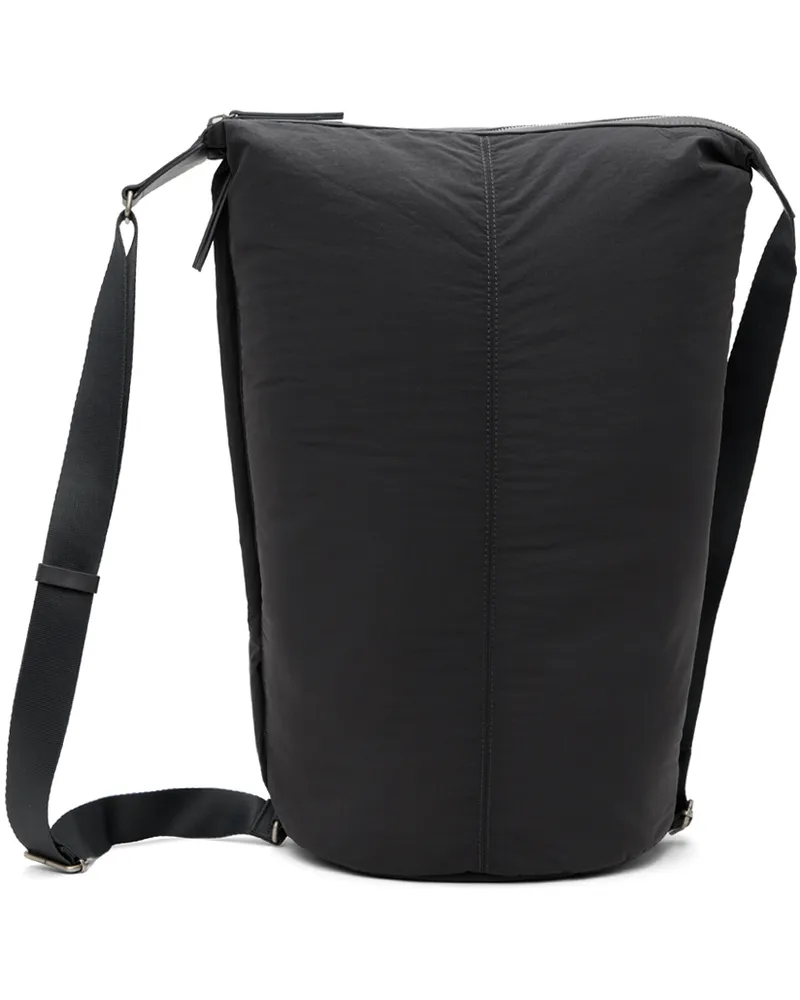 JUUN.J Gray Nylon Duffle Bag 3