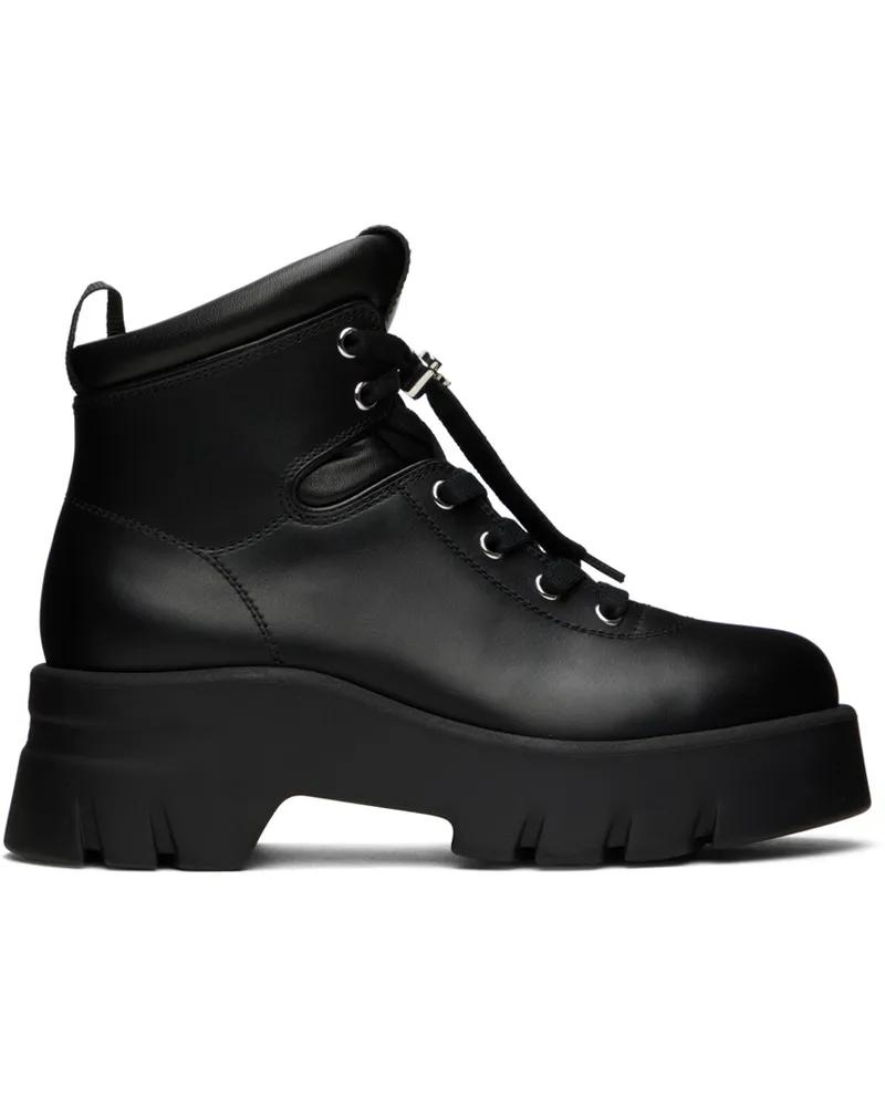 Gianvito Rossi Black Vancouver Ankle Boots Black+black
