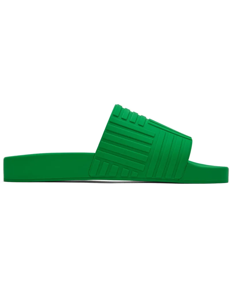 Bottega Veneta Green Slider Sandals 3708