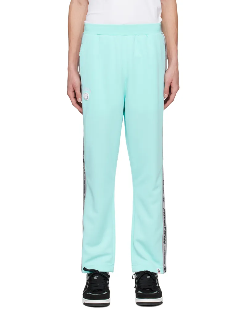 AAPE by A Bathing Ape Blue Stripe Sweatpants Blr