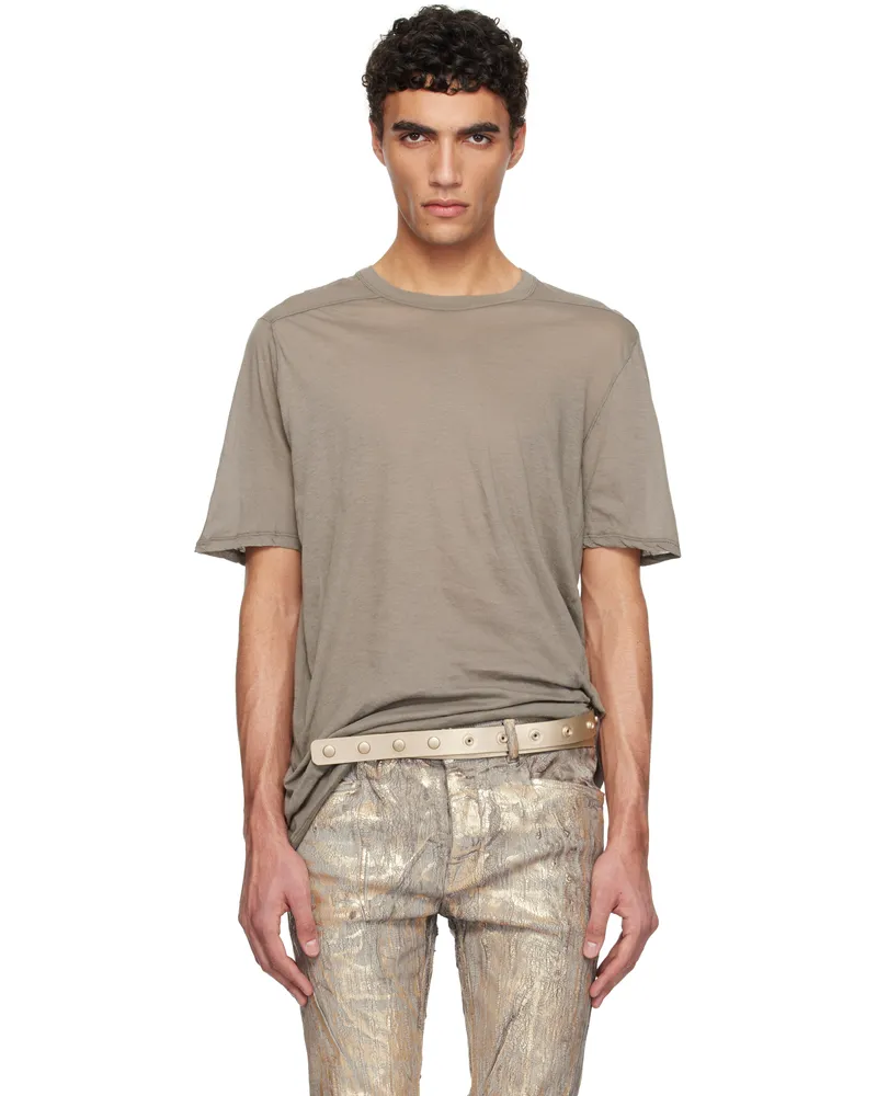 Rick Owens Gray Hollywood Level T-shirt Dust