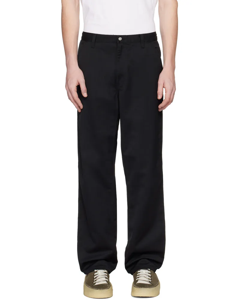 Carhartt WIP Black Simple Trousers 8902
