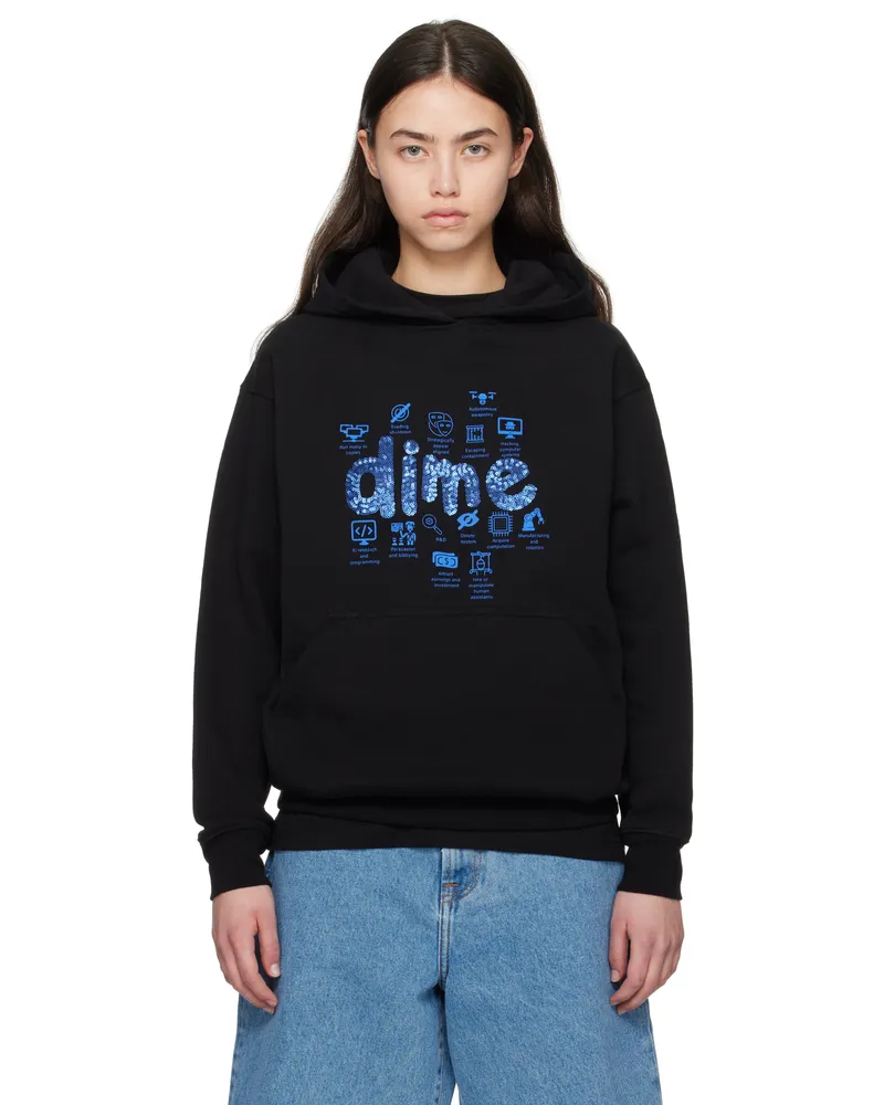 Dime Black AGI Hoodie Black