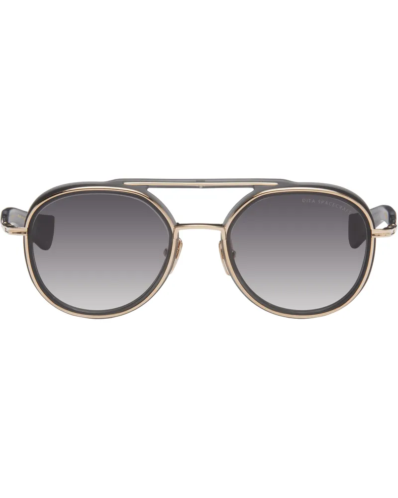DITA Gold & Gray SPACECRAFT Sunglasses White