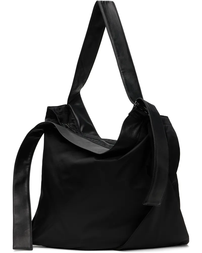 Yohji Yamamoto Black Drape Belt Tote 1
