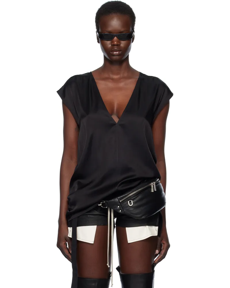 Rick Owens Black Hollywood Dylan T-shirt 09