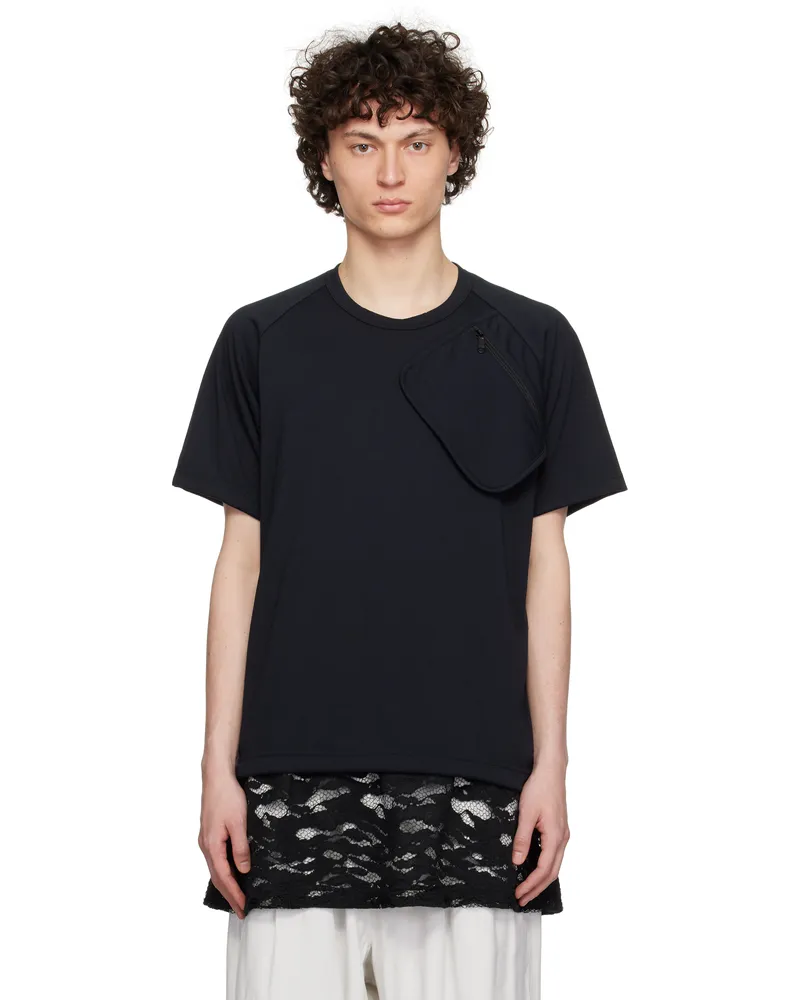 Comme des Garçons Black Polyester Jersey T-shirt Black
