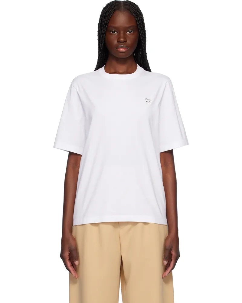 Kitsuné White Baby Fox Patch Comfort T-shirt P100