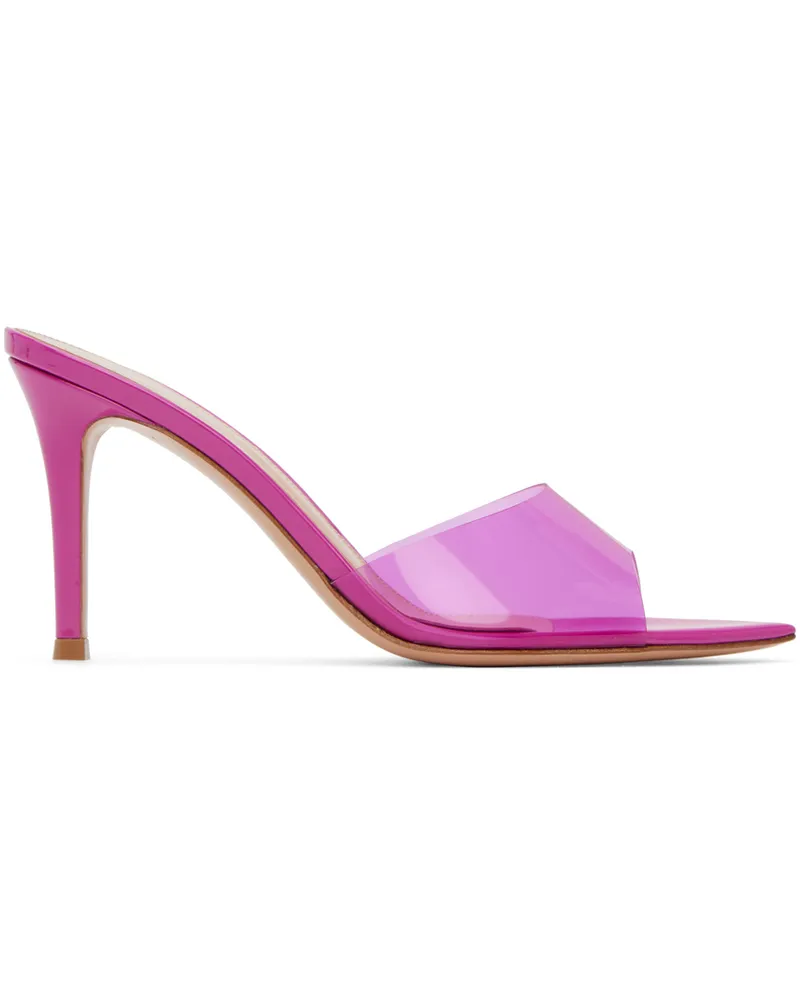 Gianvito Rossi Pink Elle 85 Heeled Sandals Bloom+bloom