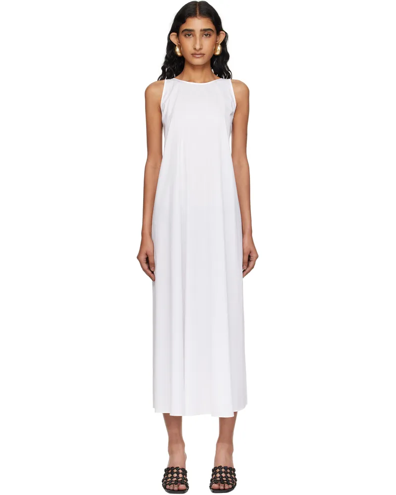 Max Mara White Romea Midi Dress 007