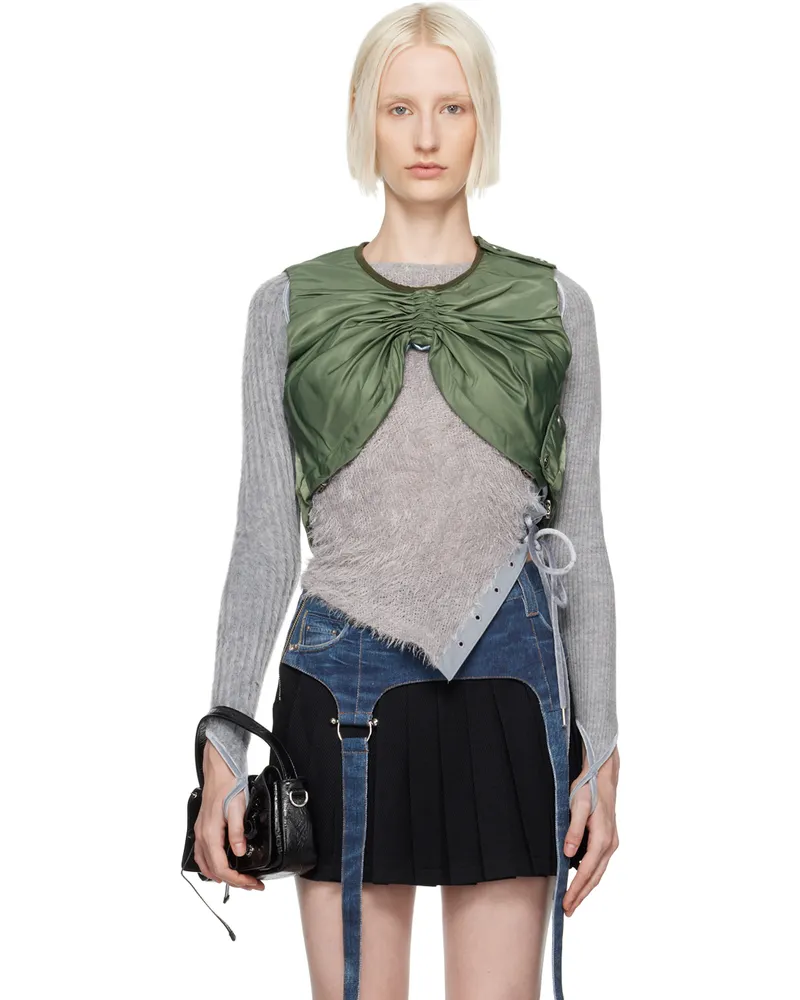 Andersson Bell Khaki Lili Butterfly Vest Khaki