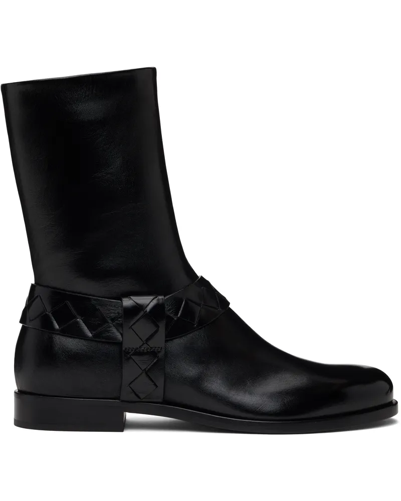 Bottega Veneta Black Achille Boots 1000