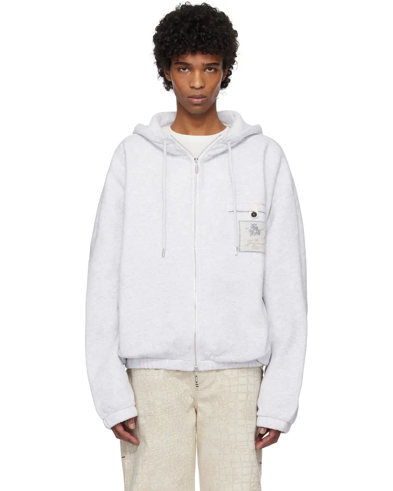 Jacquemus Gray 'The Torneo' Hoodie 9cm