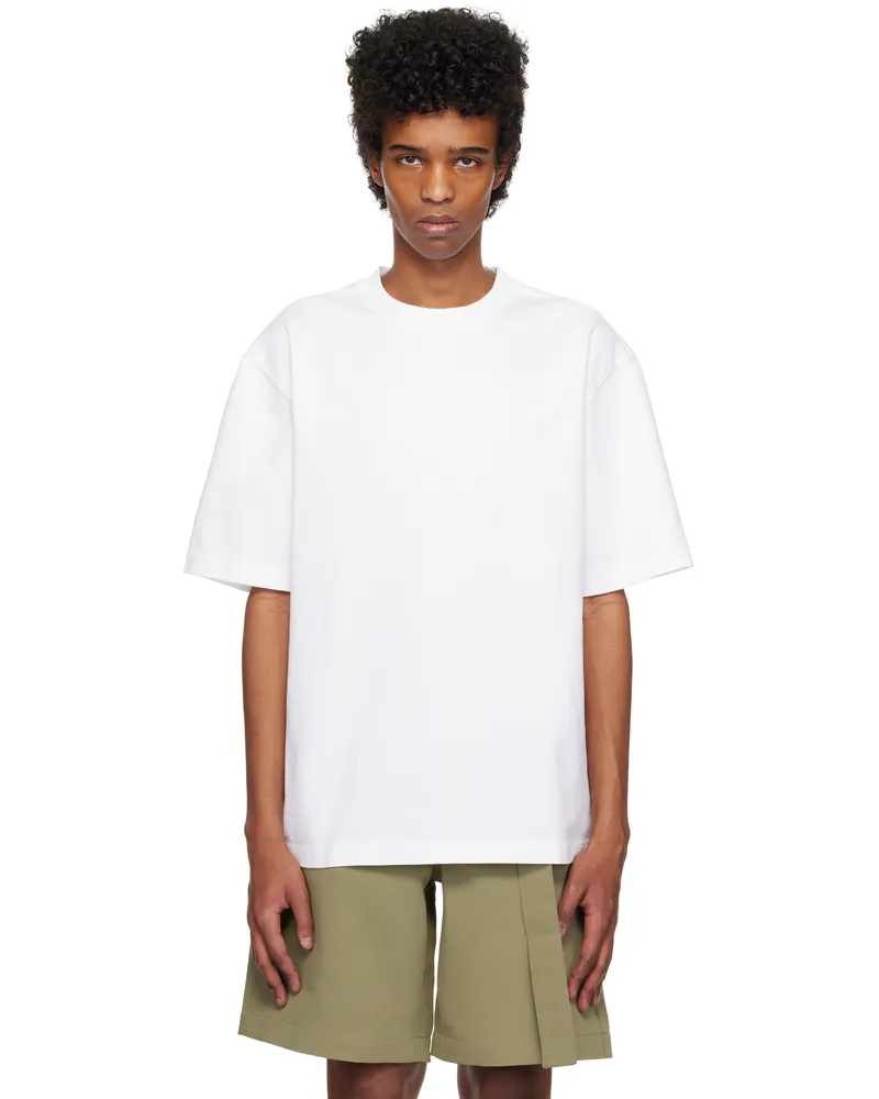 Róhe White Oversized T-shirt Optic