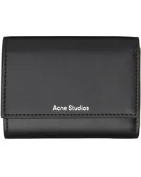 Acne Studios Black Folded Wallet Black