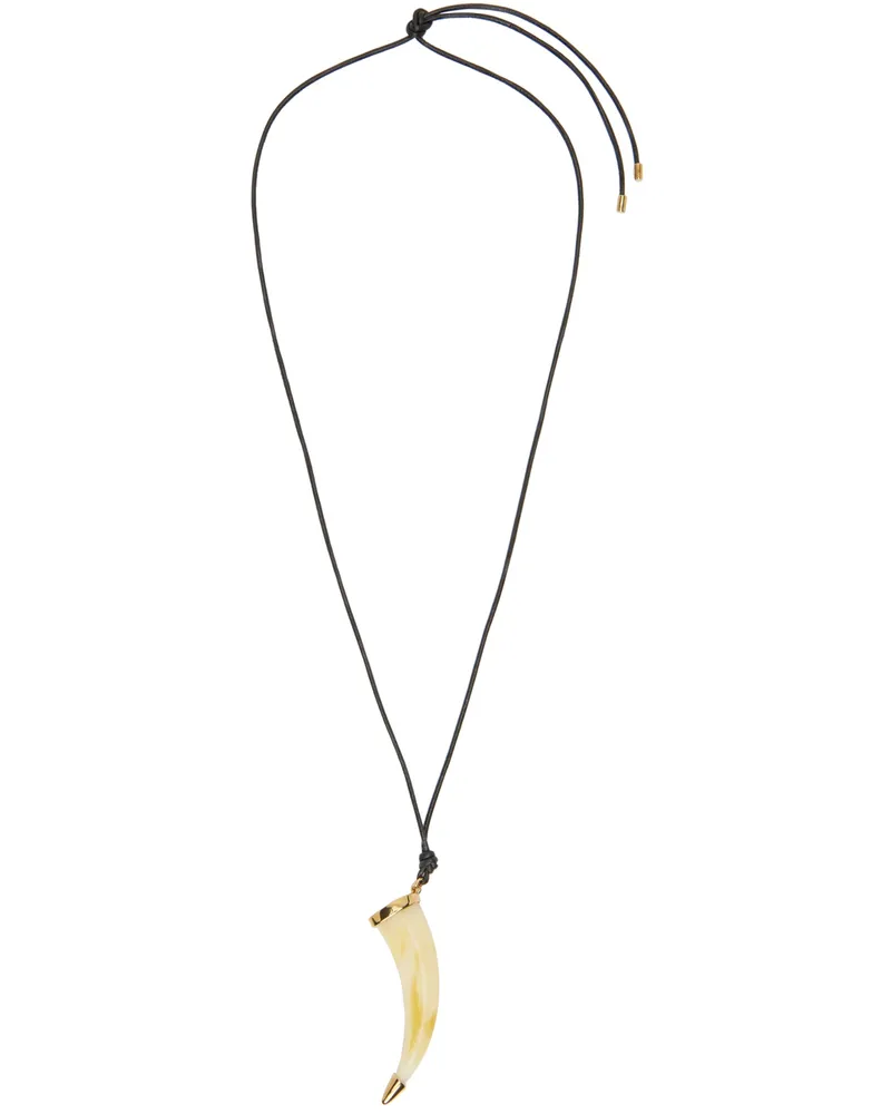 A.P.C. Black Roadie Necklace Lzz