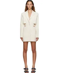 Jacquemus Off-White Le Papier 'La Robe Bari' Minidress Off-white