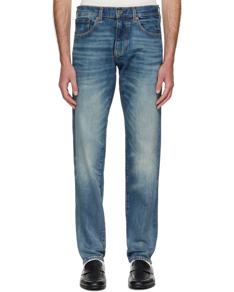 HUGO BOSS Blue BECKHAM Edition Slim-fit Jeans 422-medium
