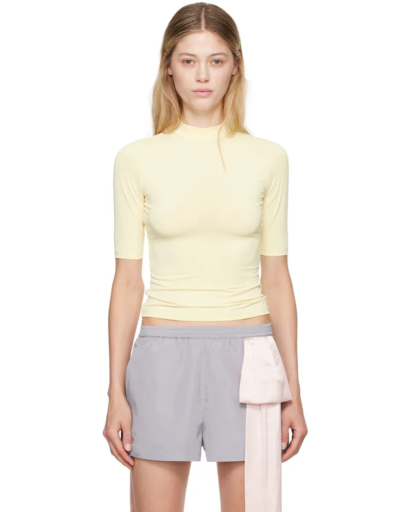 Sandy Liang Yellow Lillian T-Shirt 790