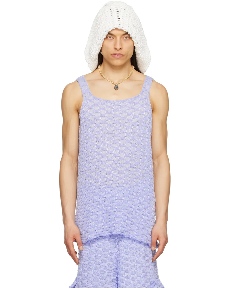 Isa Boulder SSENSE Exclusive Purple Tank Top Periwinkle