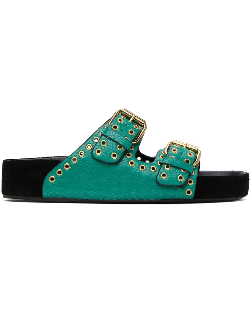 Isabel Marant Green Lennyo Sandals 60ed
