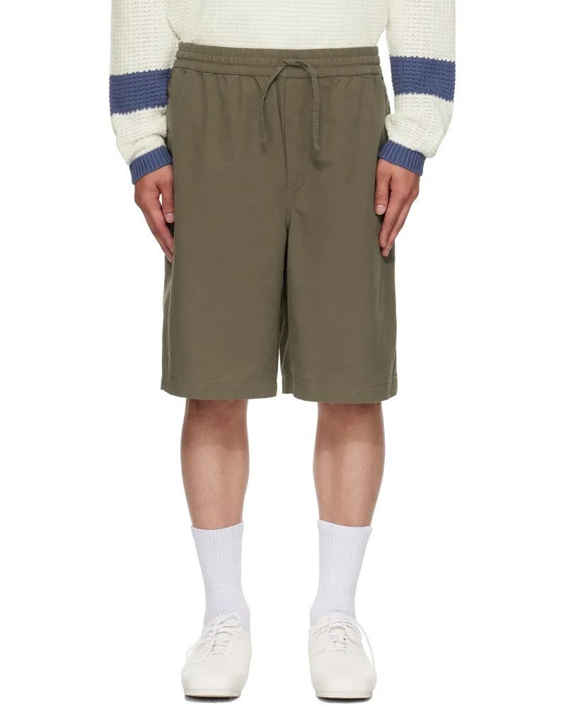Holzweiler Green Marc Shorts Olive