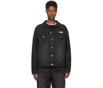 Black Faded Denim Jacket