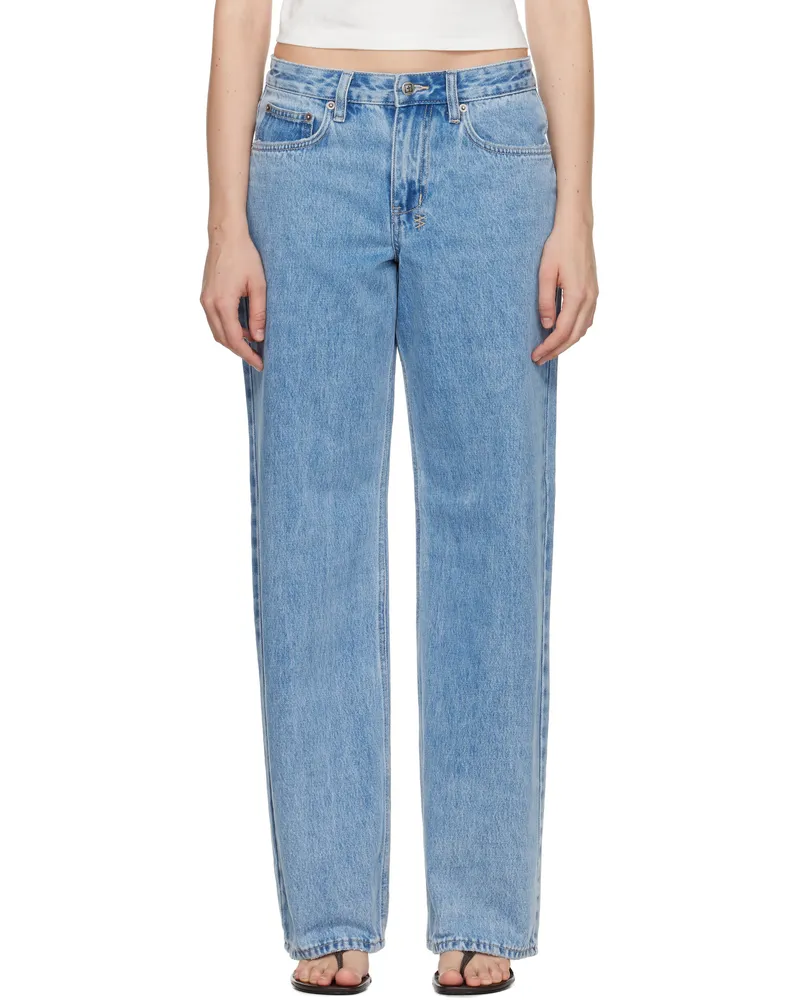 ksubi Blue Low Rider Jeans Denim