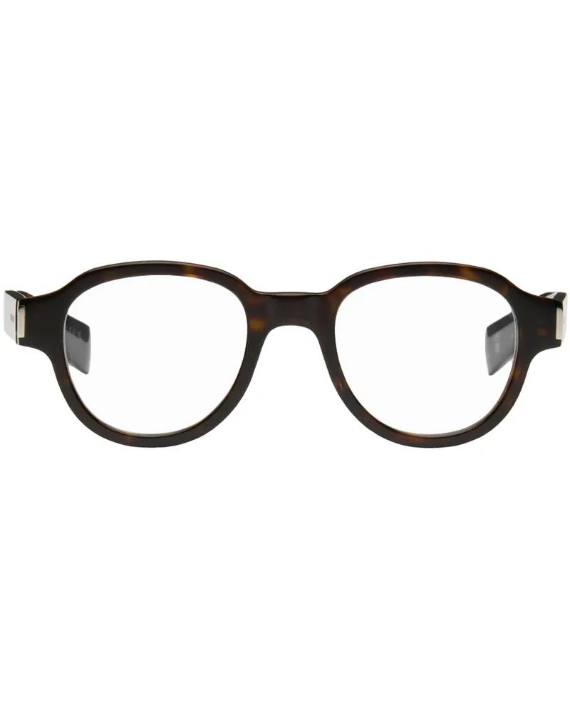 Saint Laurent Brown SL 546 Glasses Havana-havana-transp