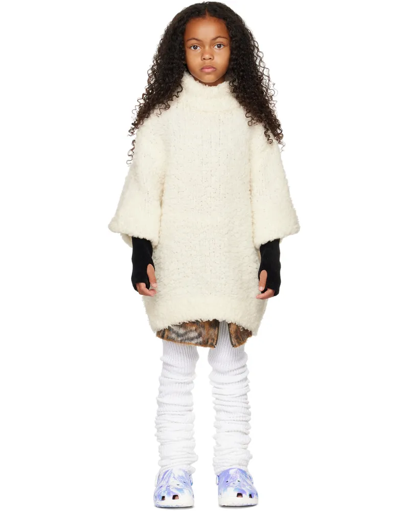 Doublet Kids White Sheep Wannabe Sweater White