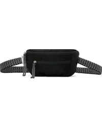 Lanvin Black Curb Nylon Fanny Pack Black