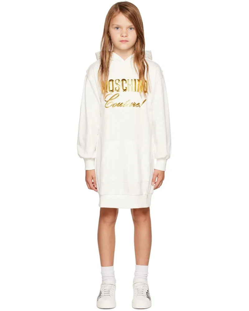 Moschino Kids White 'Couture' Dress Var.