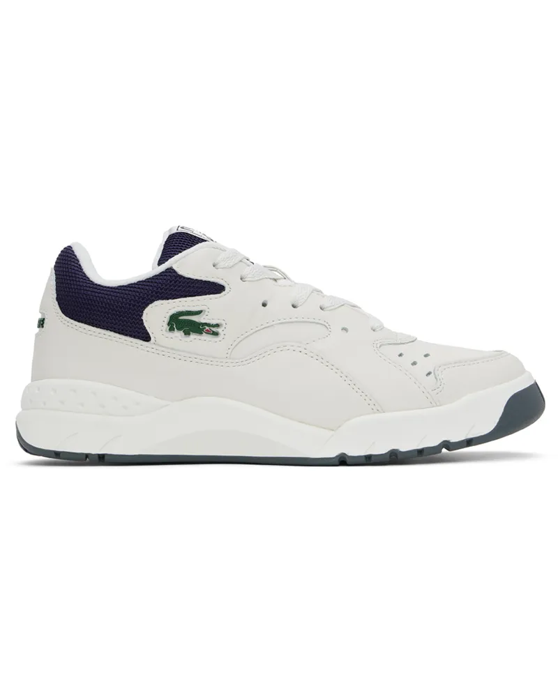 Lacoste Off-White & Navy Aceline 96 Sneakers Wn1