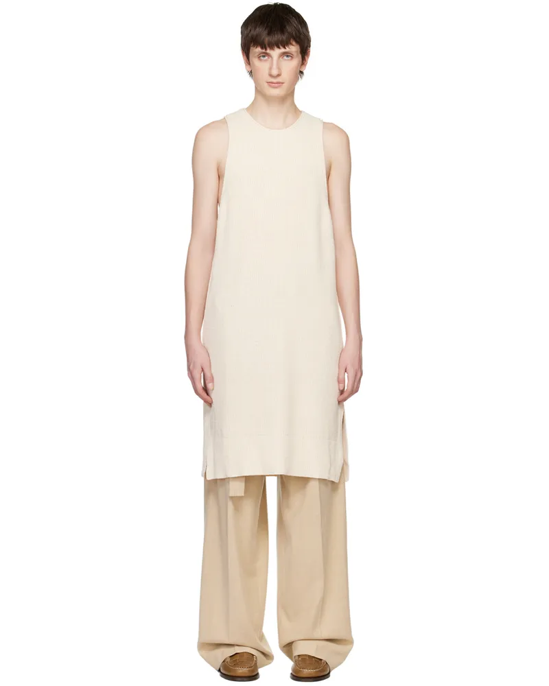 Nanushka Off-White Zeno Tank Top Creme