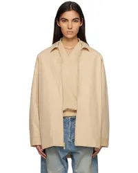 Fear of God Beige Zip Jacket Sand