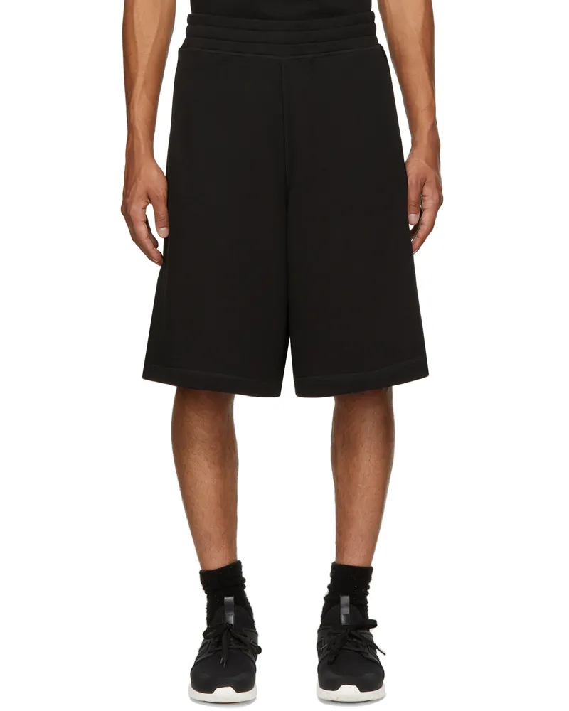 Moncler Black French Terry Shorts 999