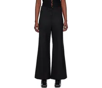 Black Wide-Leg Trousers