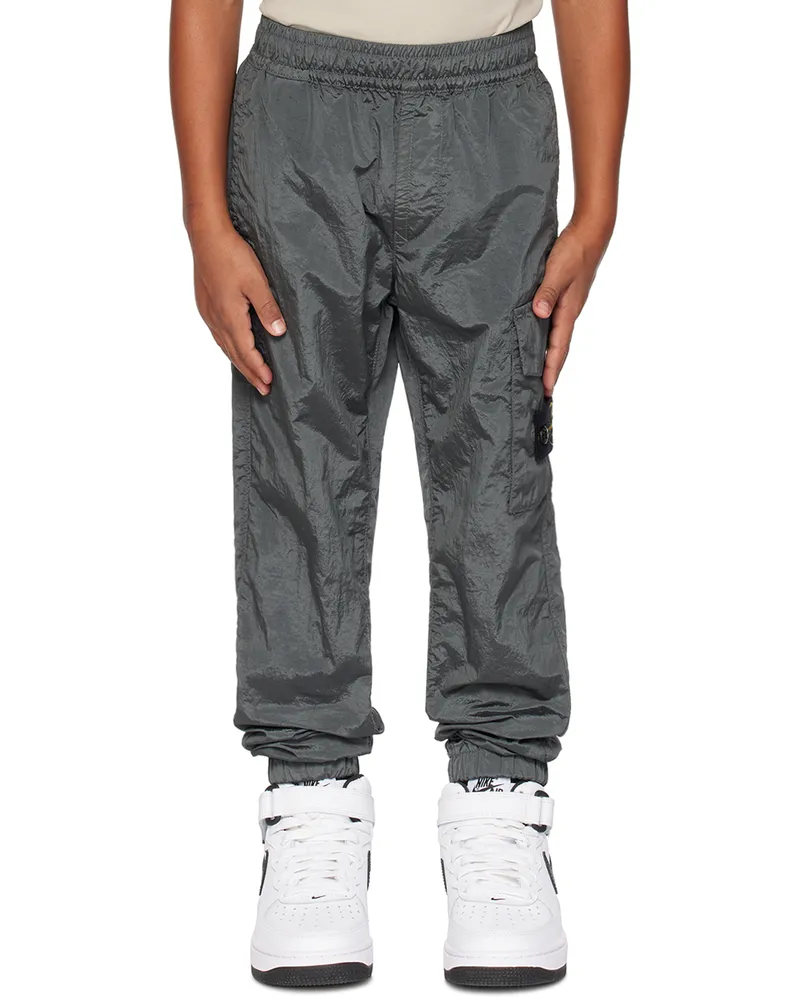 Stone Island Kids Gray 30419 Cargo Pants V0063