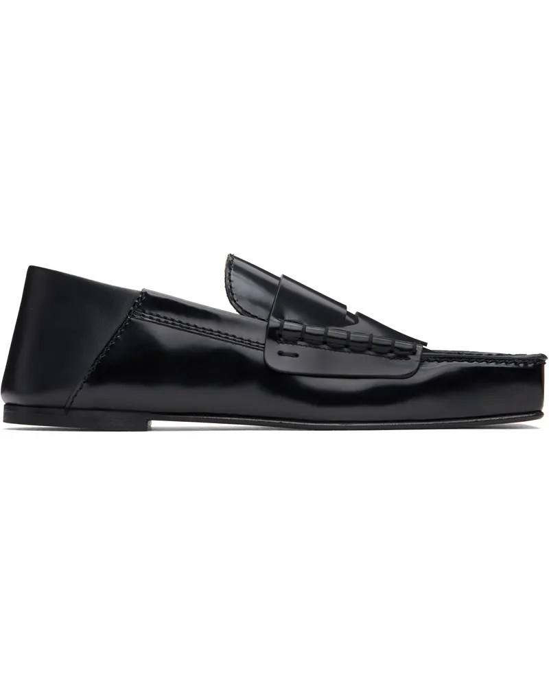 Jacquemus Black La Casa 'Les Loafers Carré' Loafers 990