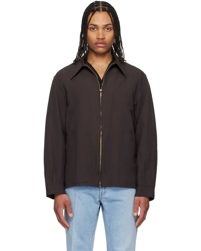 Kaptain Sunshine Black Fly Blouson Jacket Ink