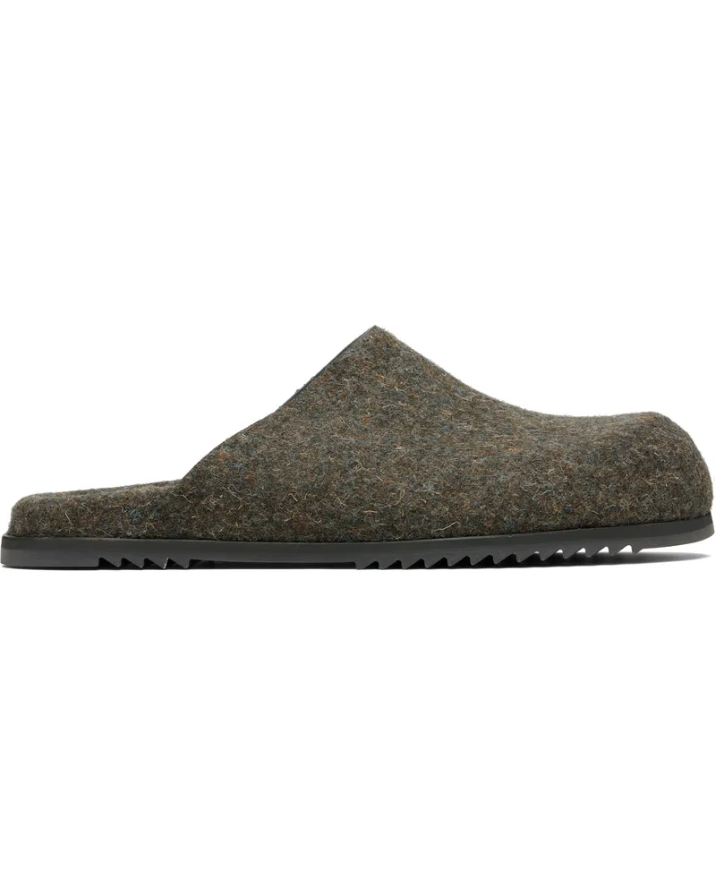 Rick Owens Gray Concordians Granola Mule Loafers 25